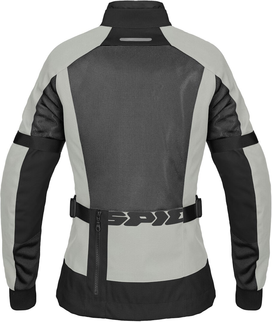 Spidi Net H2Out waterproof Ladies Motorcycle Textile Jacket Black/Ice XXL Figure 2