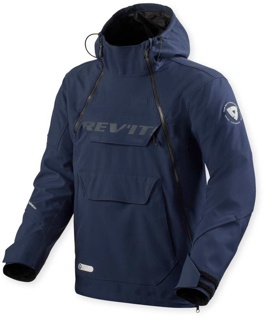 Revit Altair H2O vattentät motorcykel textil jacka Mörkblå S Figur 1