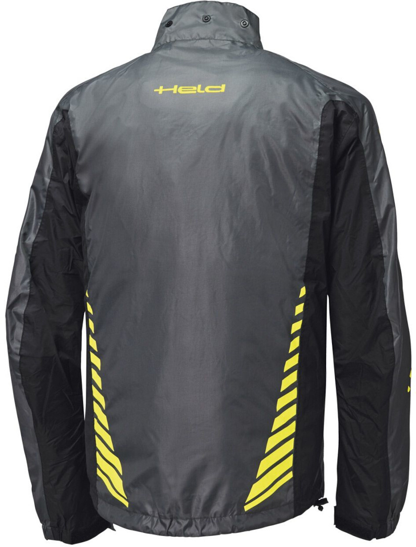 Held Wet Tour 2 Regnjacka mörkgrå/svart/neongul 3XL Figur 2