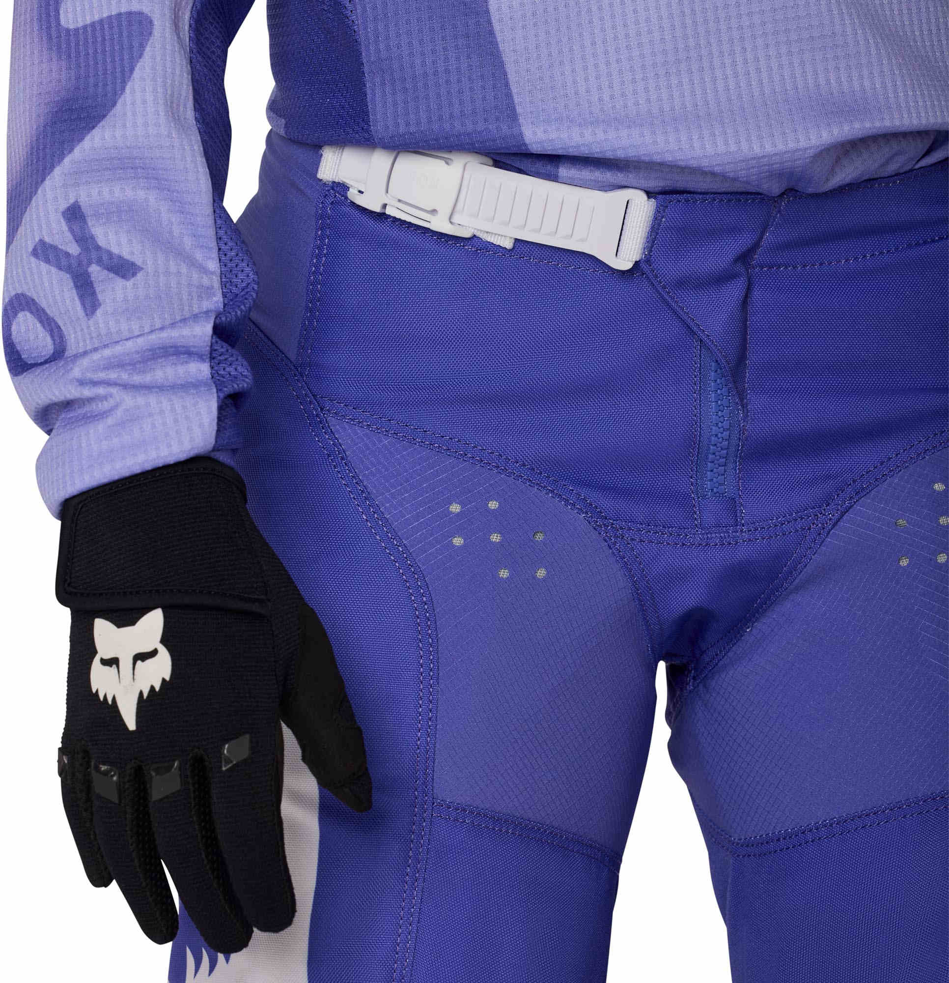FOX 180 Noble Pantaloni de motocross pentru tineret mov/alb 24 Figura 6