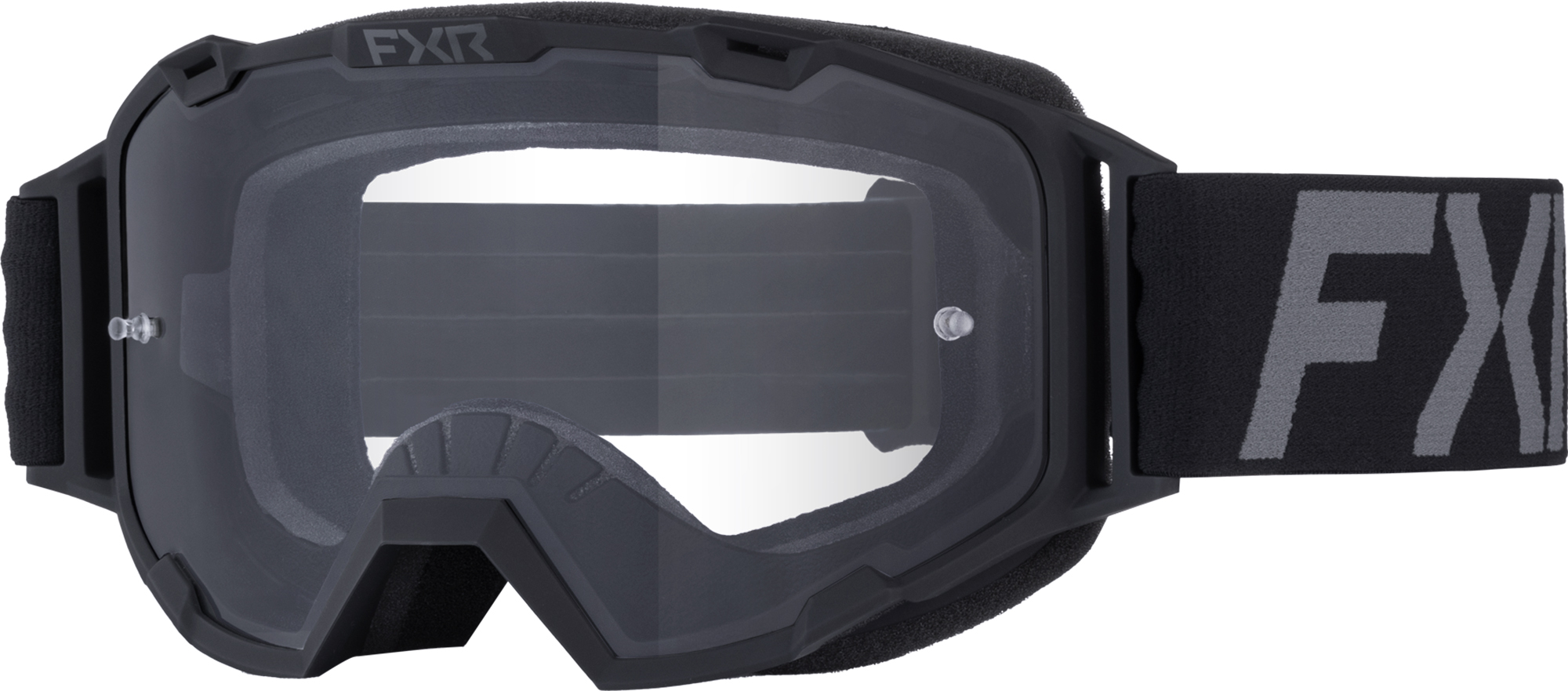 FXR Maverick Prime 2025 Ochelari de motocross Negru/gri Figura 1