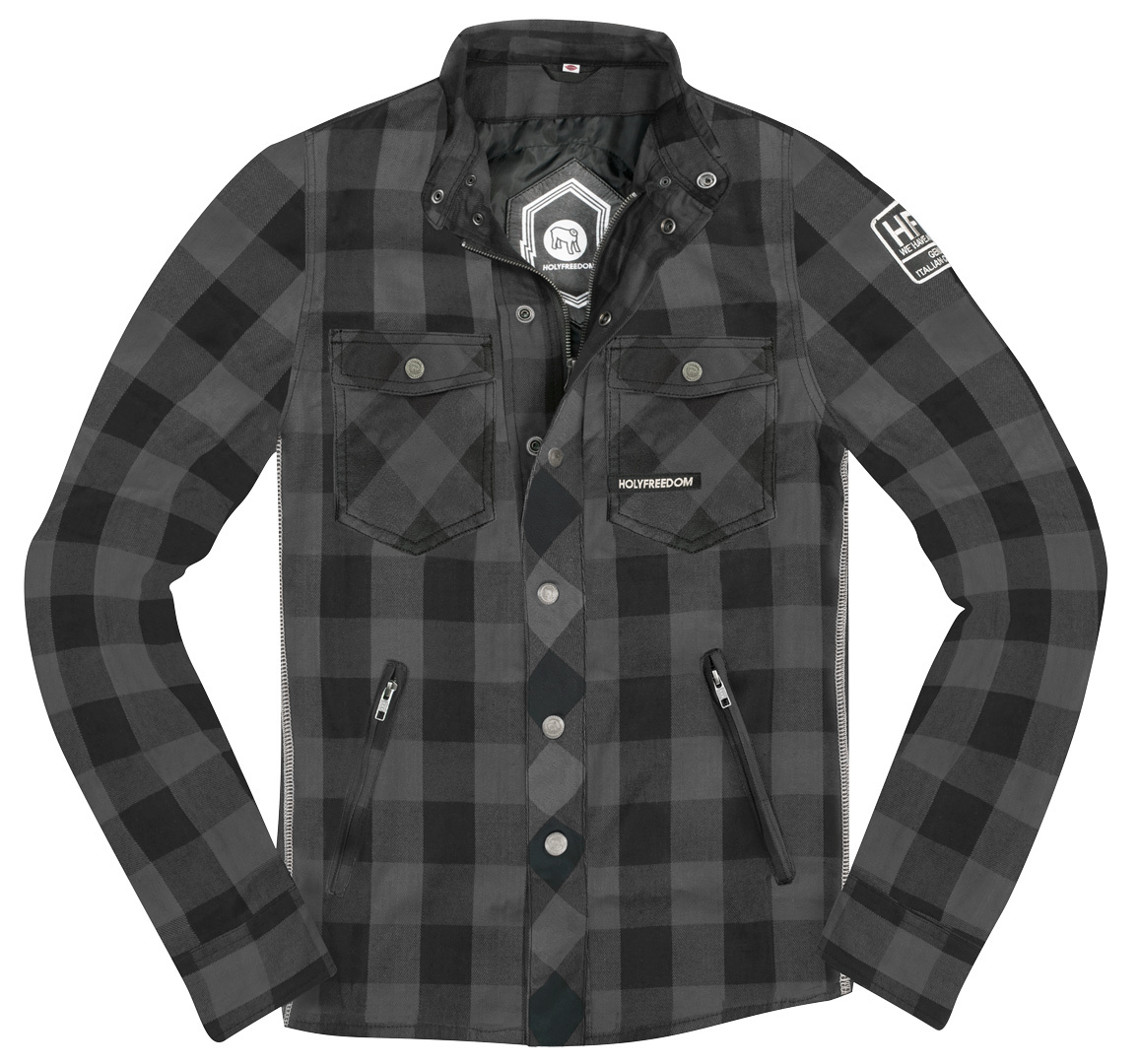 HolyFreedom Lumberjack Motorrad Textiljacke grau L Abbildung 1
