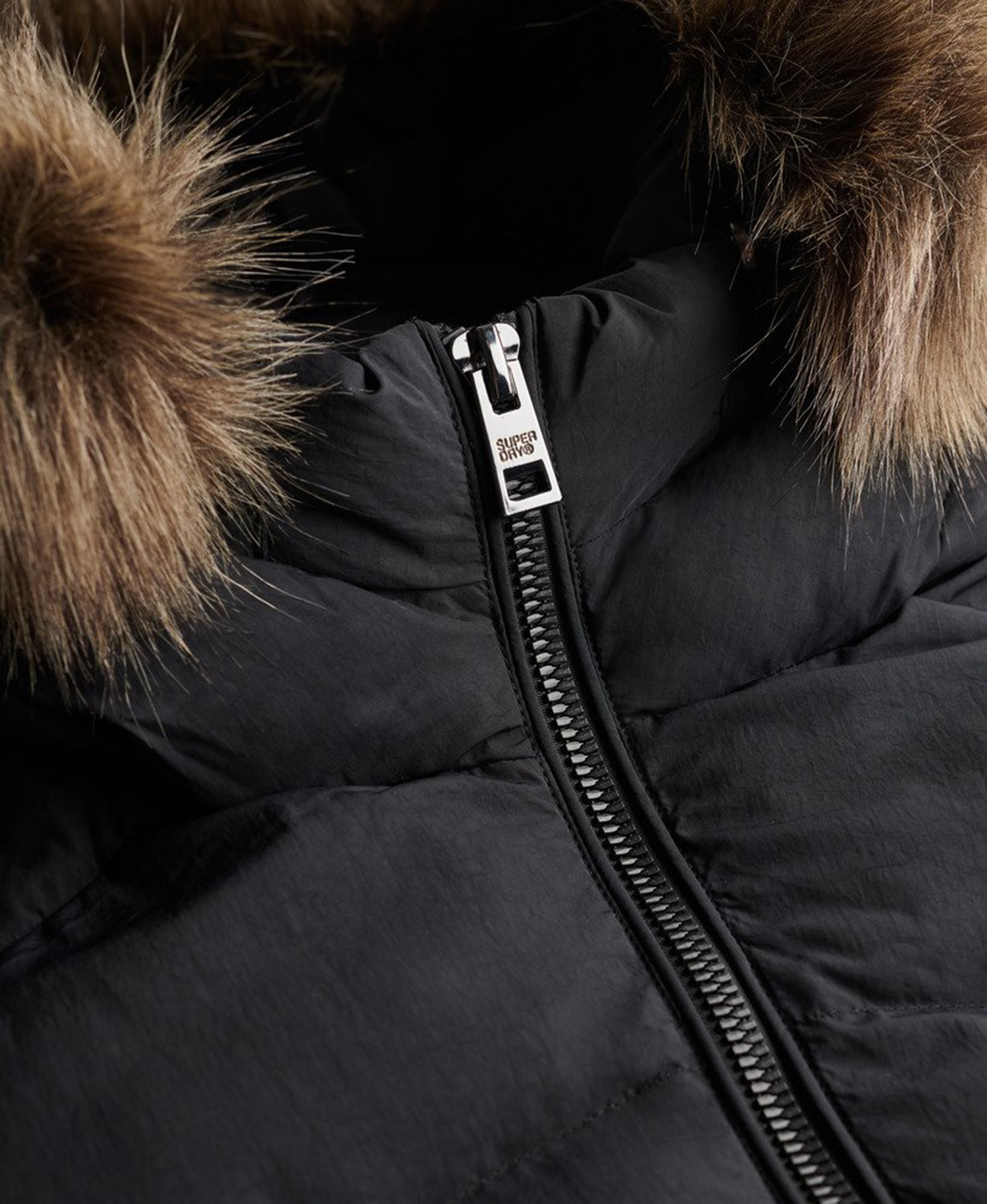 Superdry & Co Fuji Damefrakke Sort 12 Figur 2