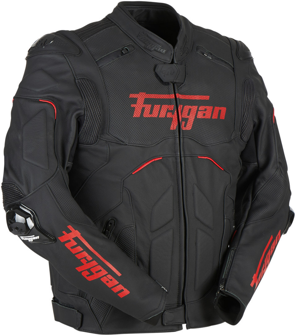 Furygan Raptor Evo 2 Motorcycle Leather Jacket black/red L Figure 4