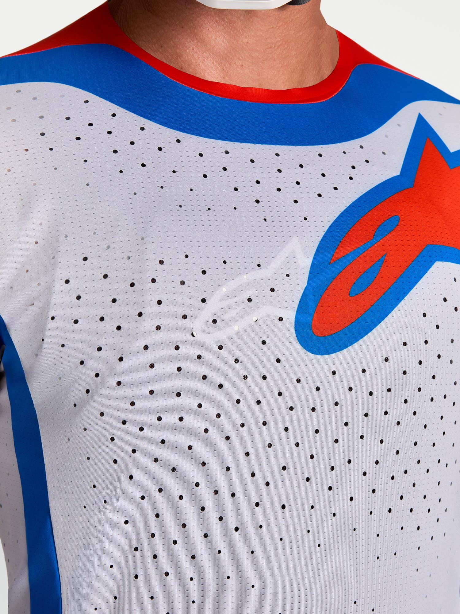 Alpinestars Supertech Vesta Motocrosstrøje Lilla/rød L Figur 5