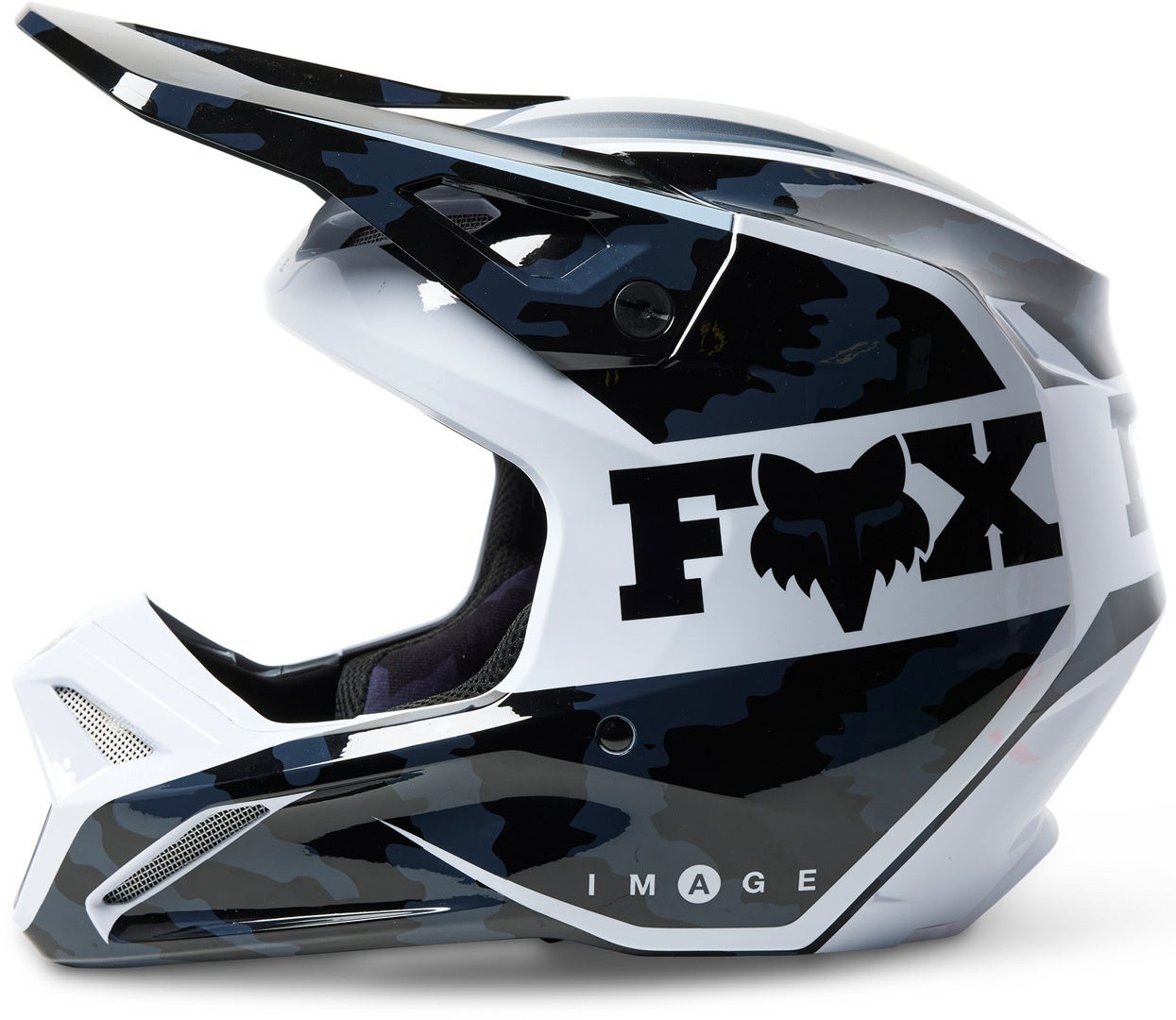 FOX V1 Nuklr Casco Motocross nero M (57/58) Figura 5