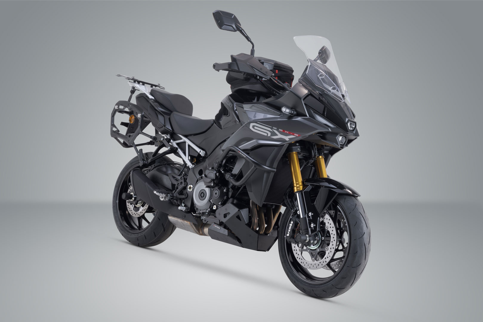 Setul SW-Motech Adventure DUSC cu cutie top case XL - Negru. Suzuki GSX-S1000GX (23-). Figura 2