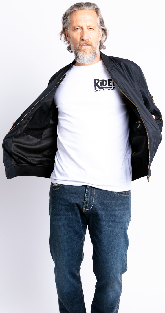 John Doe Flight Motorcycle Textile Jacket black M Figure 17