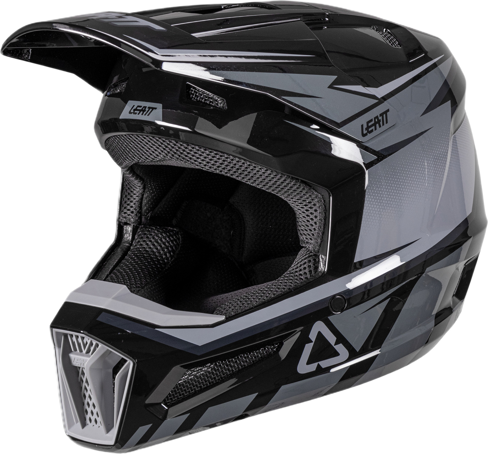 Leatt 2.5 V26 Motocross hjälm Svart/grå XS (53/54) Figur 1