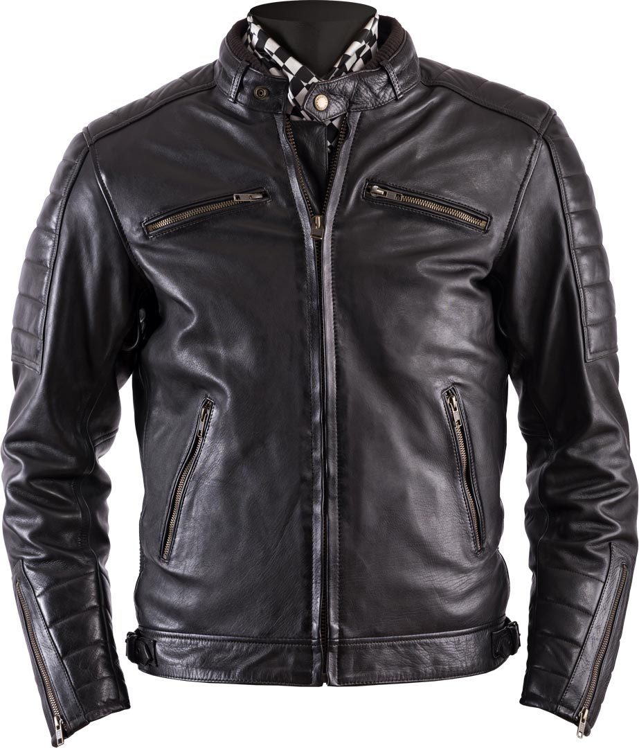 Helstons Cruiser Rag Leather Jacket brown M Figure 1