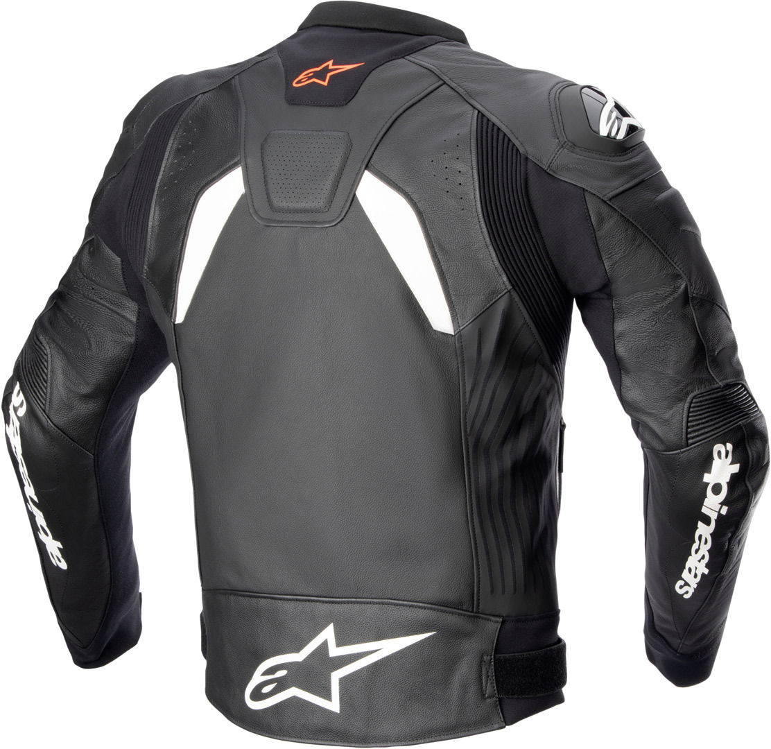 Alpinestars GP Plus V4 Motorcycle Leather Jacket black/white 58 Figure 2