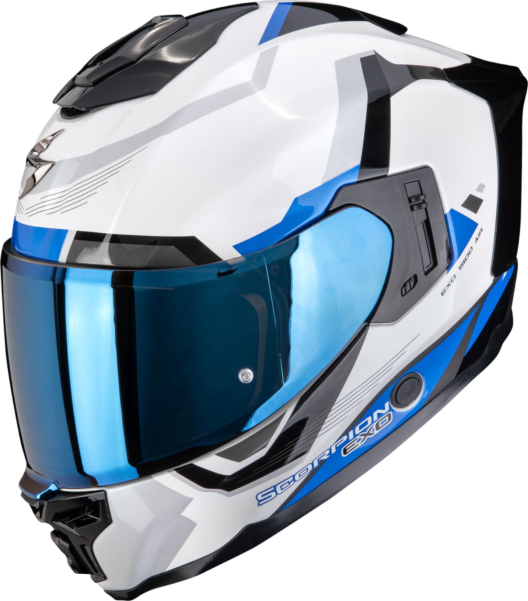 Scorpion Exo-1500 Air Arena Full-Face Helmet white/blue/black XL (61/62) Figure 1