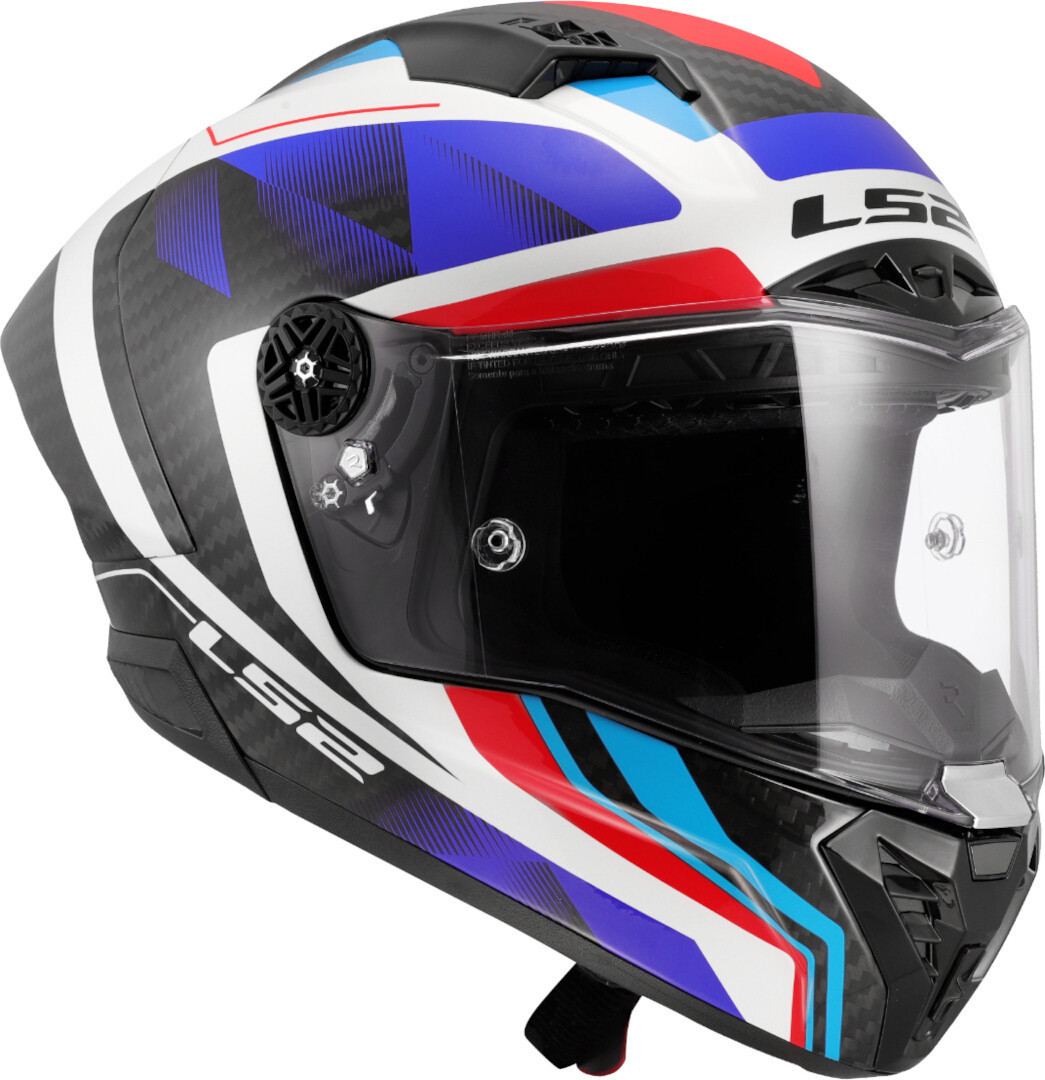 LS2 FF805 Thunder GP Raute Carbon Casco bianco/blu/rosso M (57/58) Figura 7