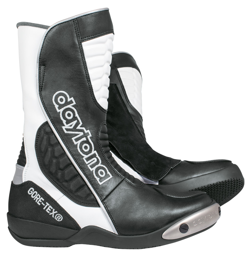 Daytona Strive GTX Gore-Tex waterproof Motorcycle Boots black/white 41 Figure 1