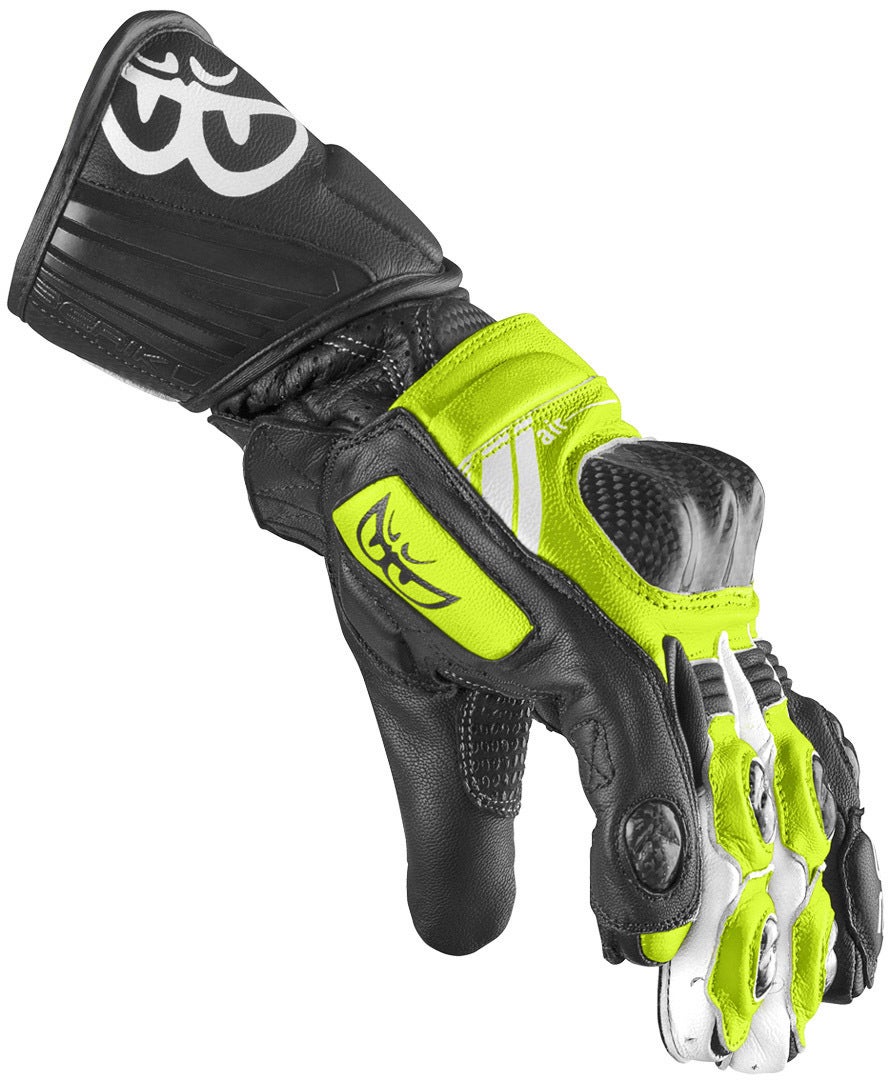 Berik ST-Evo Gants de moto jaune/noir XL Figure 3