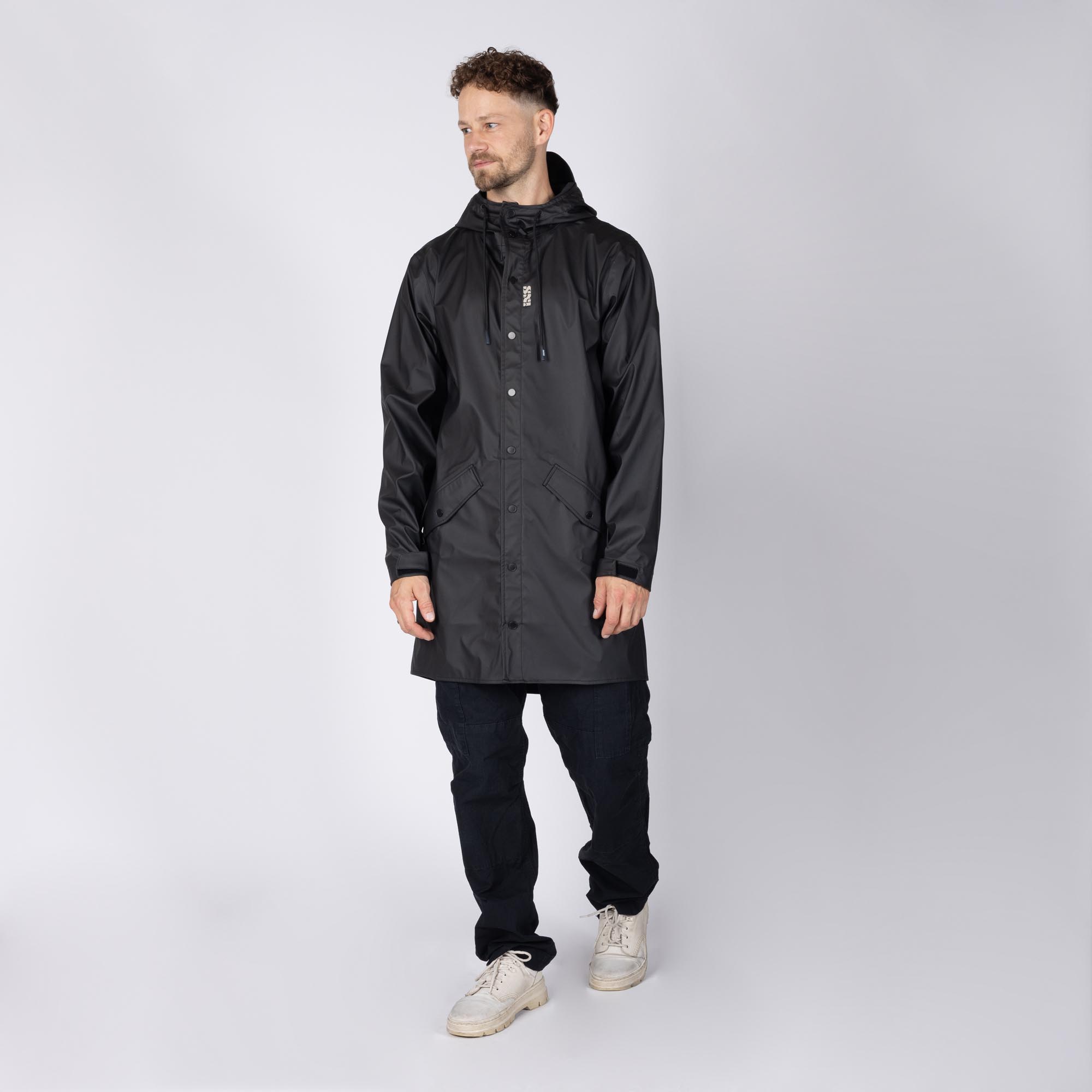 IXS AW 1.0 waterdichte textielparka Zwart S Figuur 2