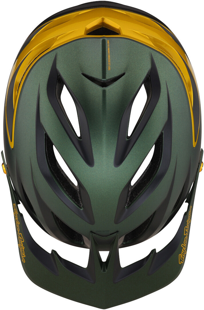 Troy Lee Designs A3 Uno MIPS Casque de vélo Vert/Noir M/L Figure 2