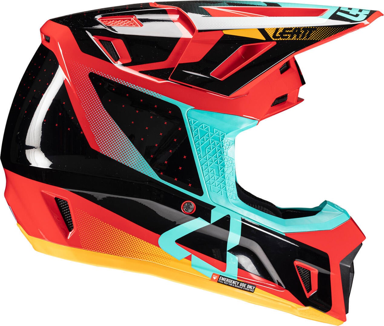 Leatt 7.5 Vector Motocross Helm mit Brille L (59/60) Abbildung 5