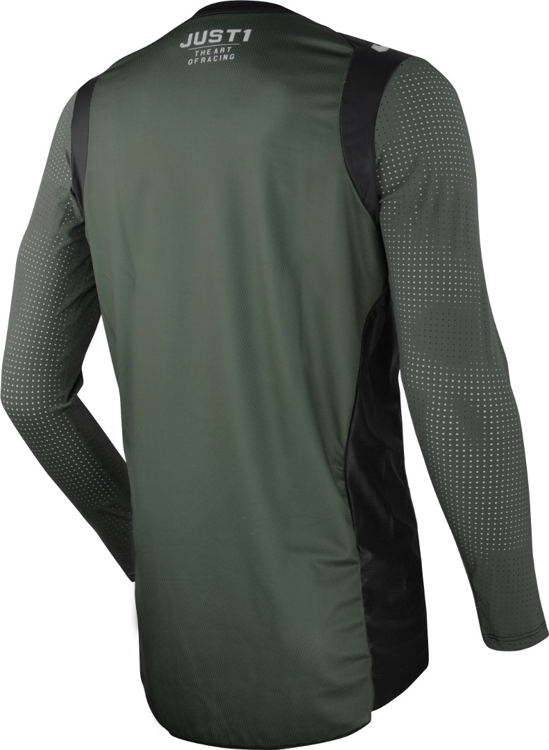 Just1 J-Flex Longsleeve Cykel Jersey Militärgrön XXL Figur 2