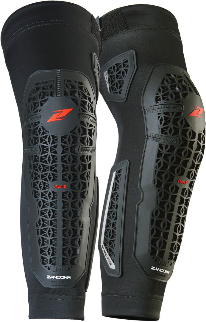 Zandona Men's Black Netcube Pro-Fit Long Knee Protectors