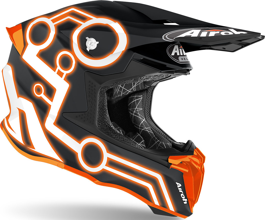 Airoh Twist 2.0 Neon Cască de motocross portocaliu XS (53/54) Figura 2
