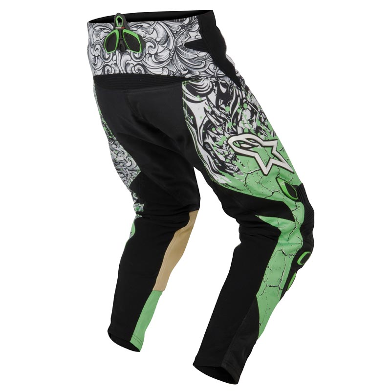 Alpinestars Charger Pantalon motocross 2013 Vert/Noir/Blanc 30 Figure 4