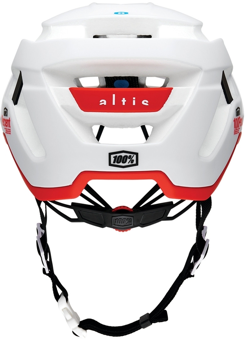 100% Altis Cască de bicicletă Alb/Roșu S/M (55-59) Figura 5