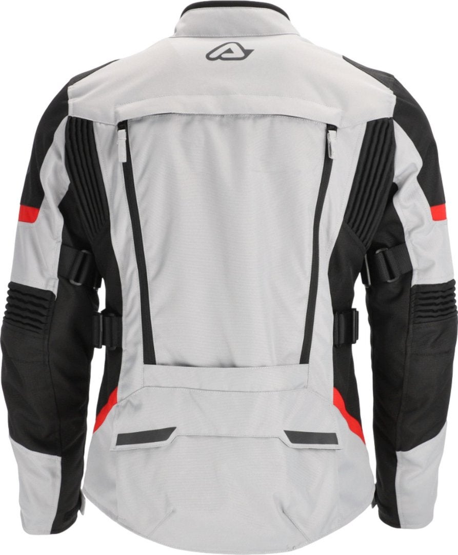 Acerbis X-Rover Waterproof Ladies Motorcycle Textile Jacket grey/red S Figure 4