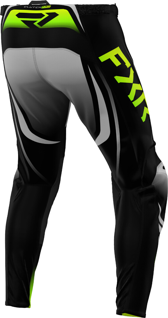 FXR Clutch Pro 2025 Pantaloni de motocross Negru/Verde 36 Figura 4