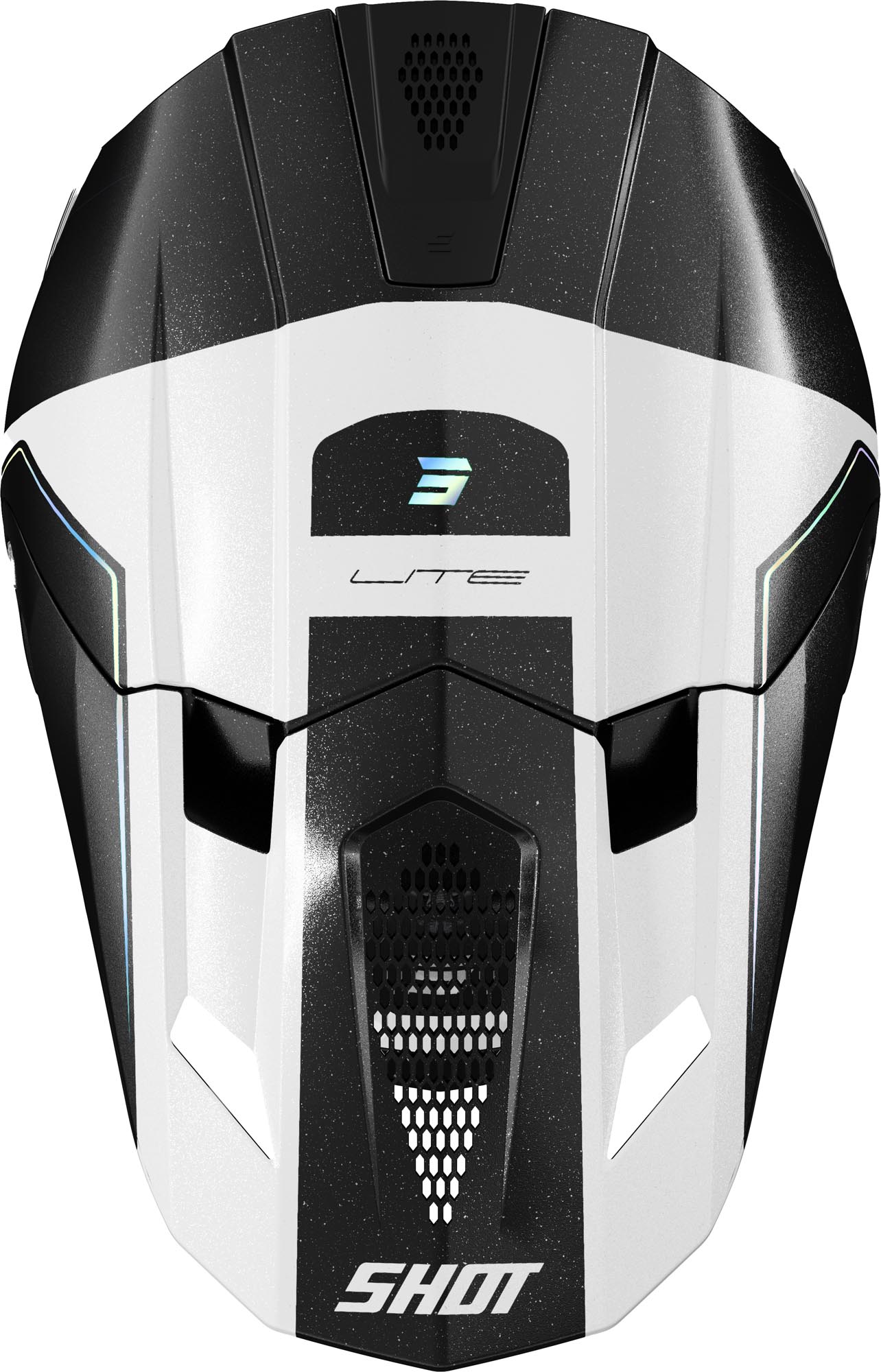 Shot Lite S10 Mips Motocross hjälm svart/vitt XL (61/62) Figur 2