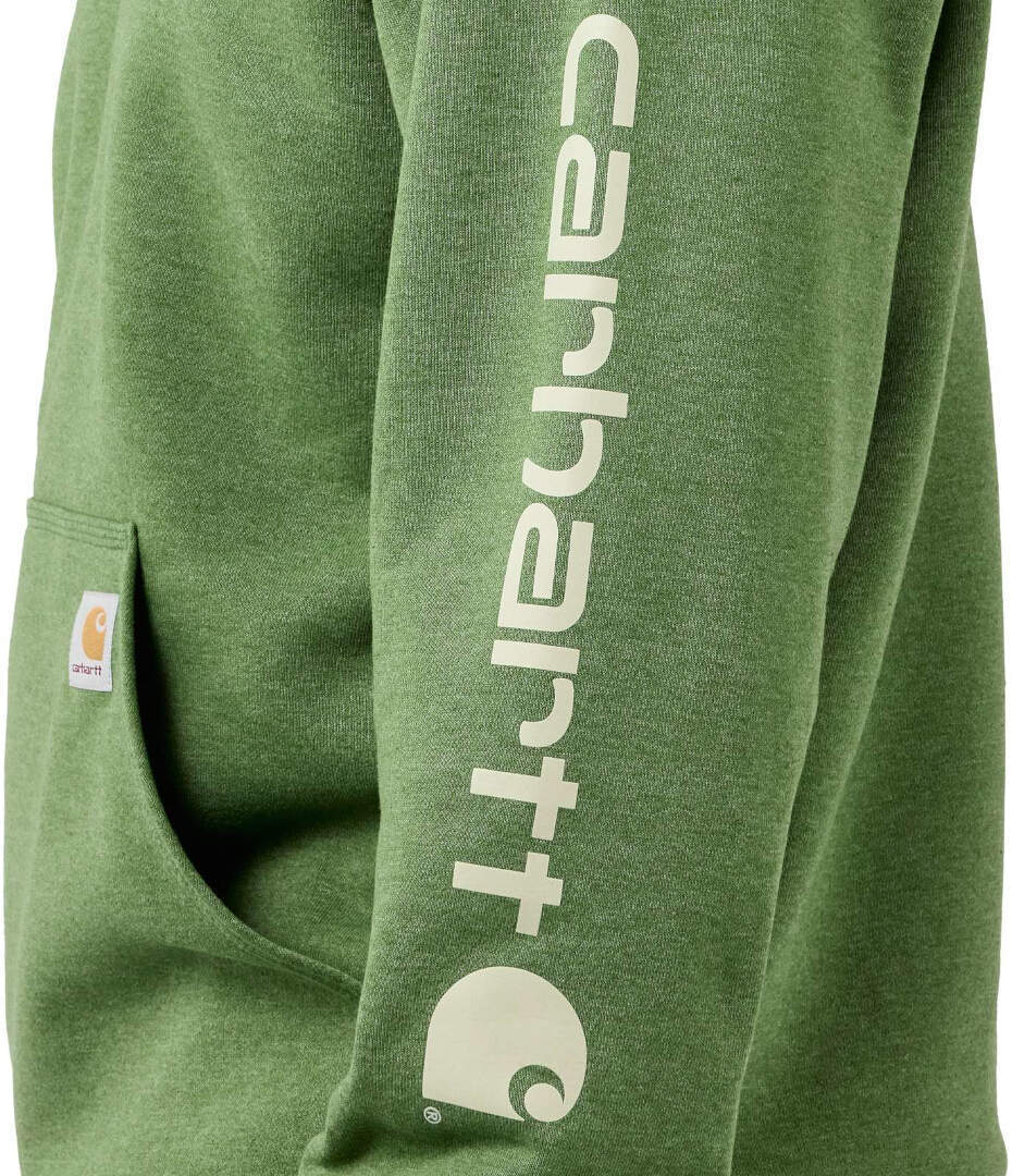 Carhartt Iconic K288 Logo Sweat Vert/vert clair L Figure 4