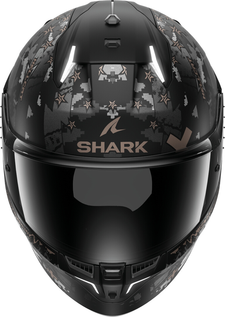 Shark Skwal i3 Hellcat Hjälm Svart matt/grå Förlust (59/60) Figur 2