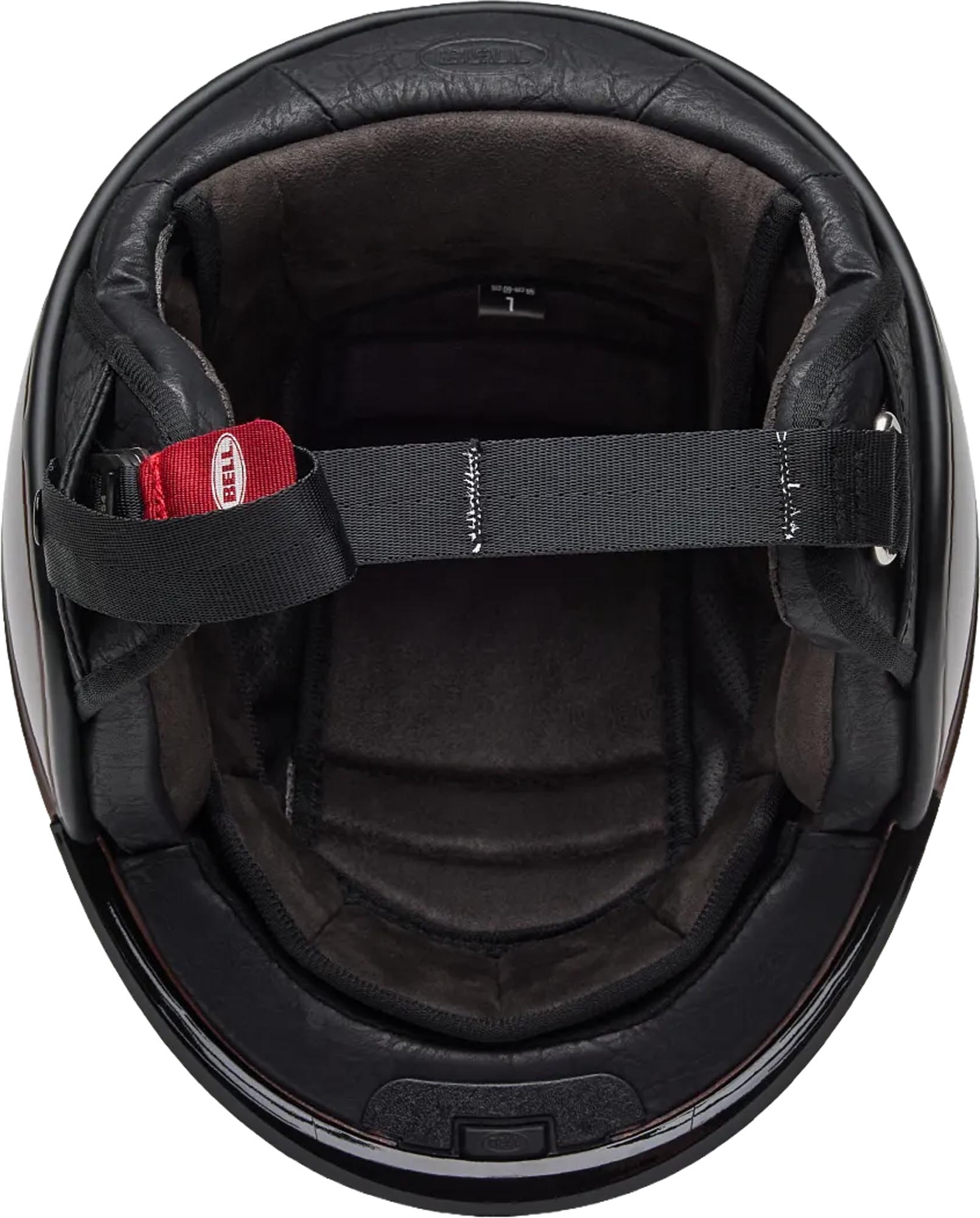 Bell TX501 Classic Gloss Jet čelada temno rjava S (55/56) Slika 5