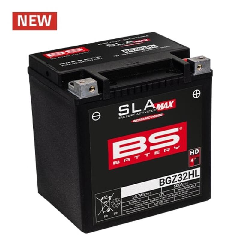 BS-batteri SLA Max Batteri Underhållsfri Fabriksaktiverad - BGZ32HL Figur 1