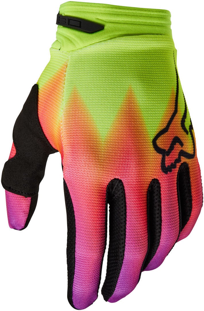FOX 180 Statk Motocross Gloves pink/yellow 2XL Figure 1
