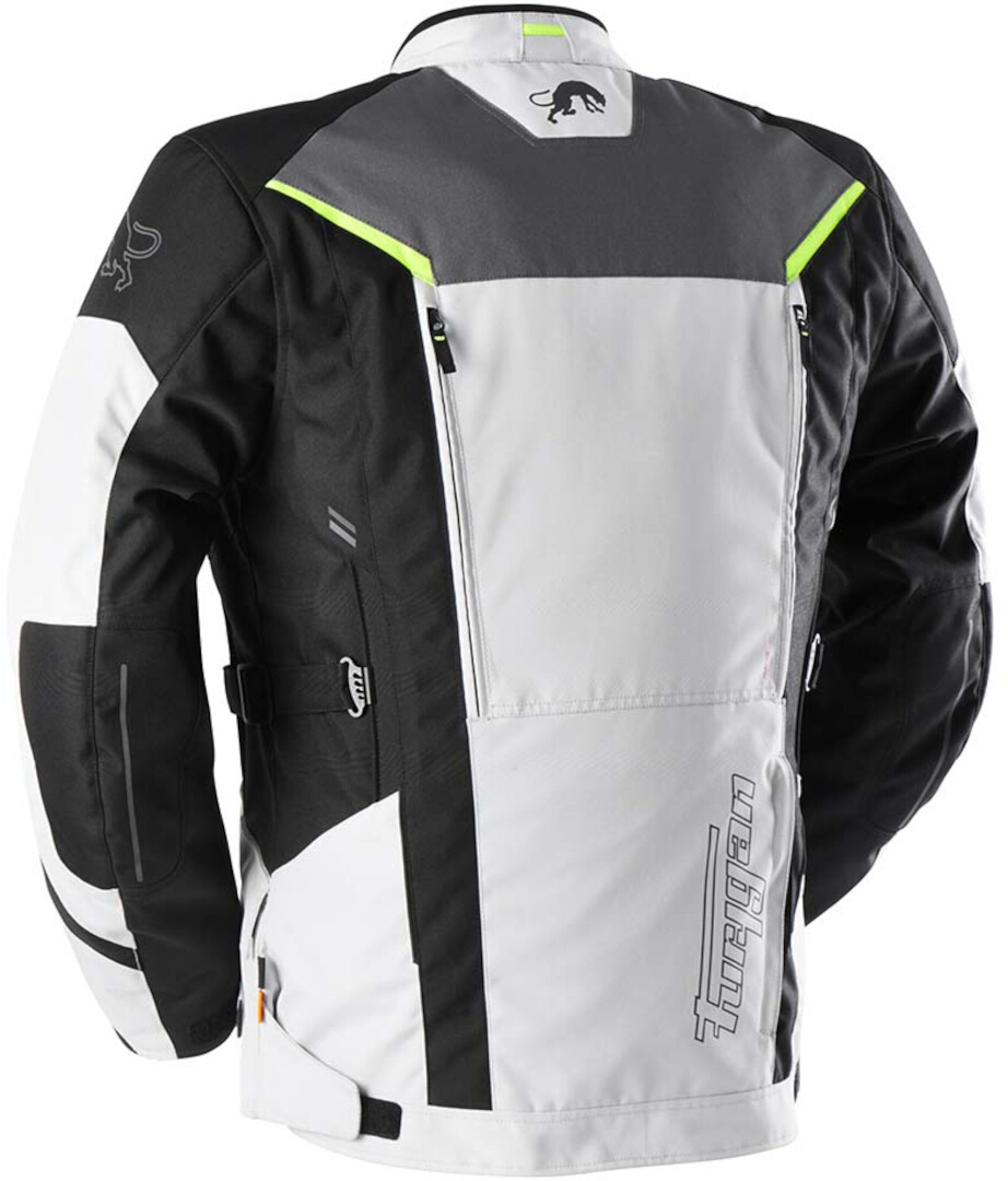 Furygan Brooks Jachetă textilă pentru motociclete negru/alb/galben/gri XL Figura 2
