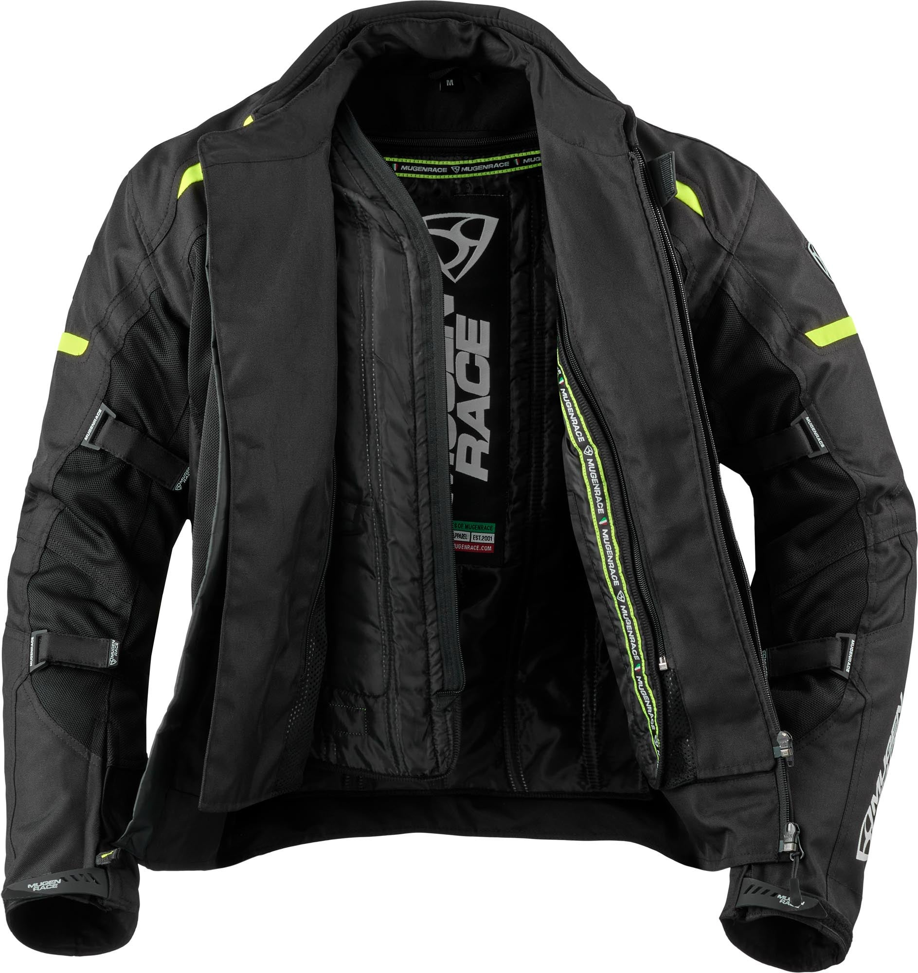 Side view of MUGENRACE Fuggire-A Motorcycle Textile Jacket