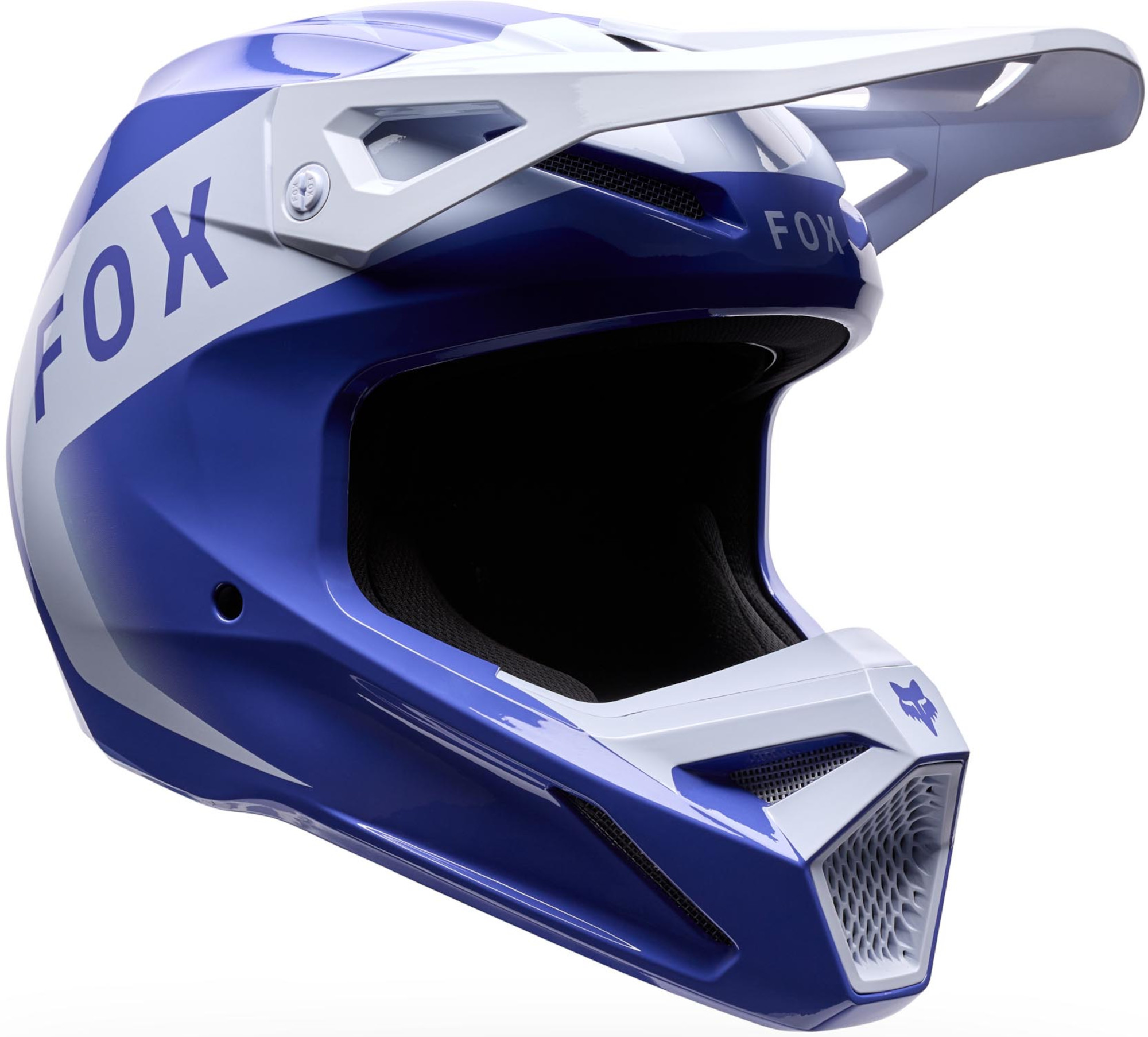 FOX V1 Noble Motocrosshelm paars/wit 2XL Figuur 1