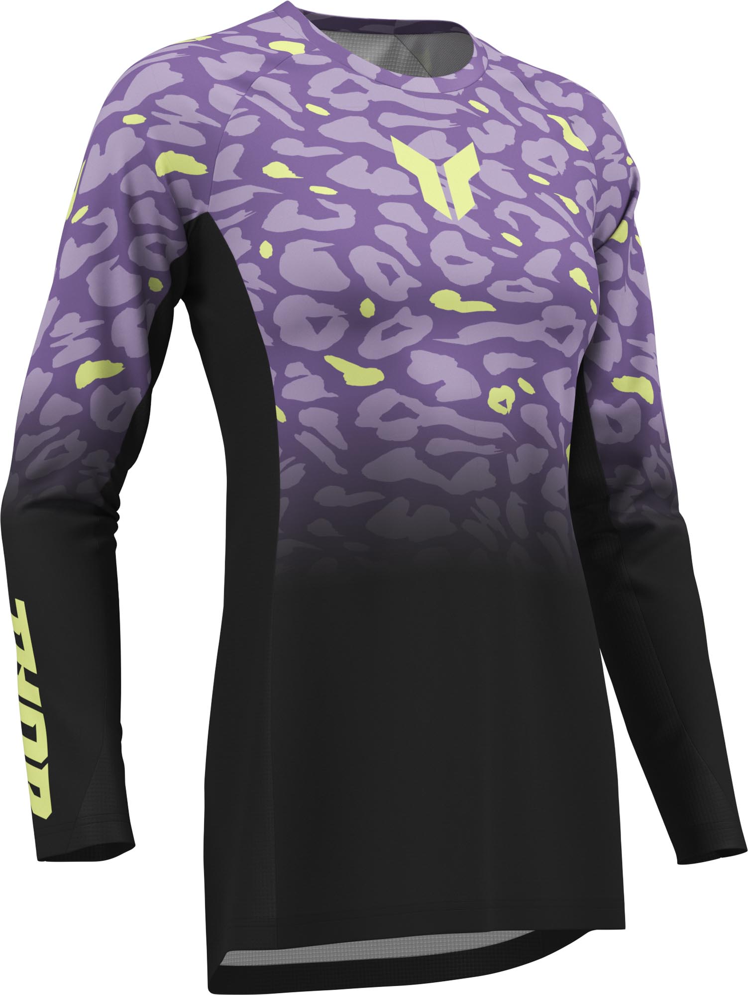 Thor Launchmode Spotted Ladies Motocross Jersey black/purple S Figure 4