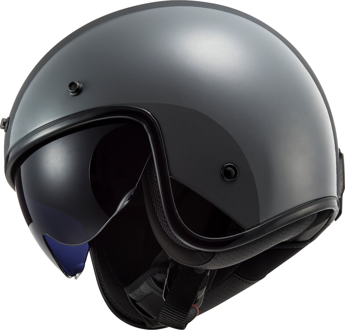 LS2 OF601 Bob Solid Jet Helmet grey L (59/60) Figure 6