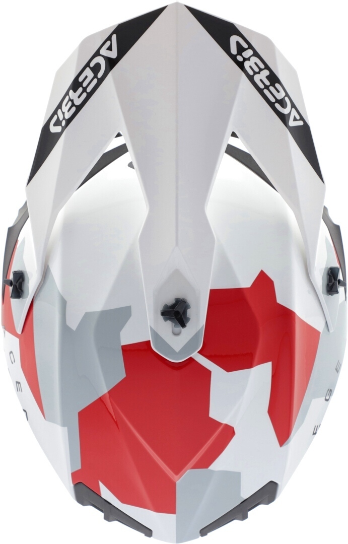 Acerbis Linear Graphic Motorcross Helm wit/rood/grijs M (57/58) Figuur 5