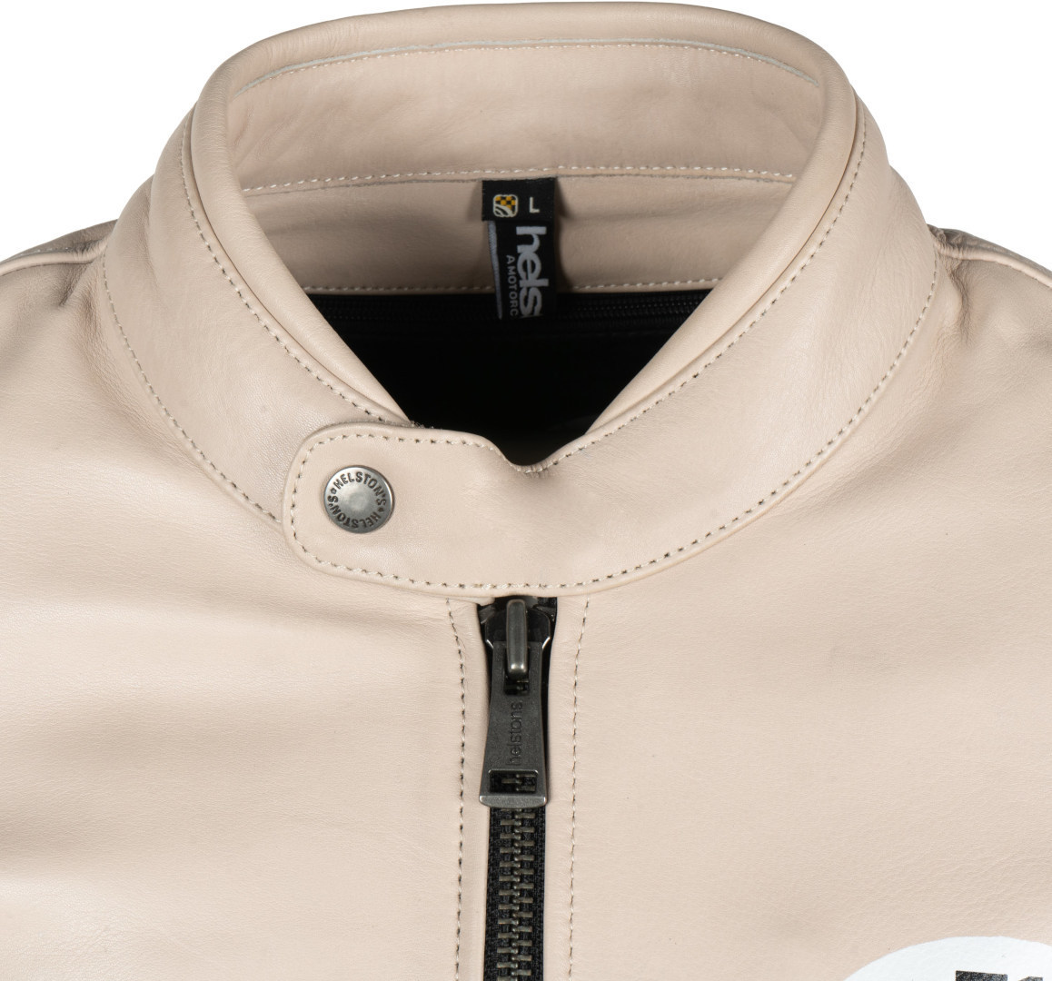 Helstons Chevy Buffalo Motorrad Lederjacke creme L Abbildung 3