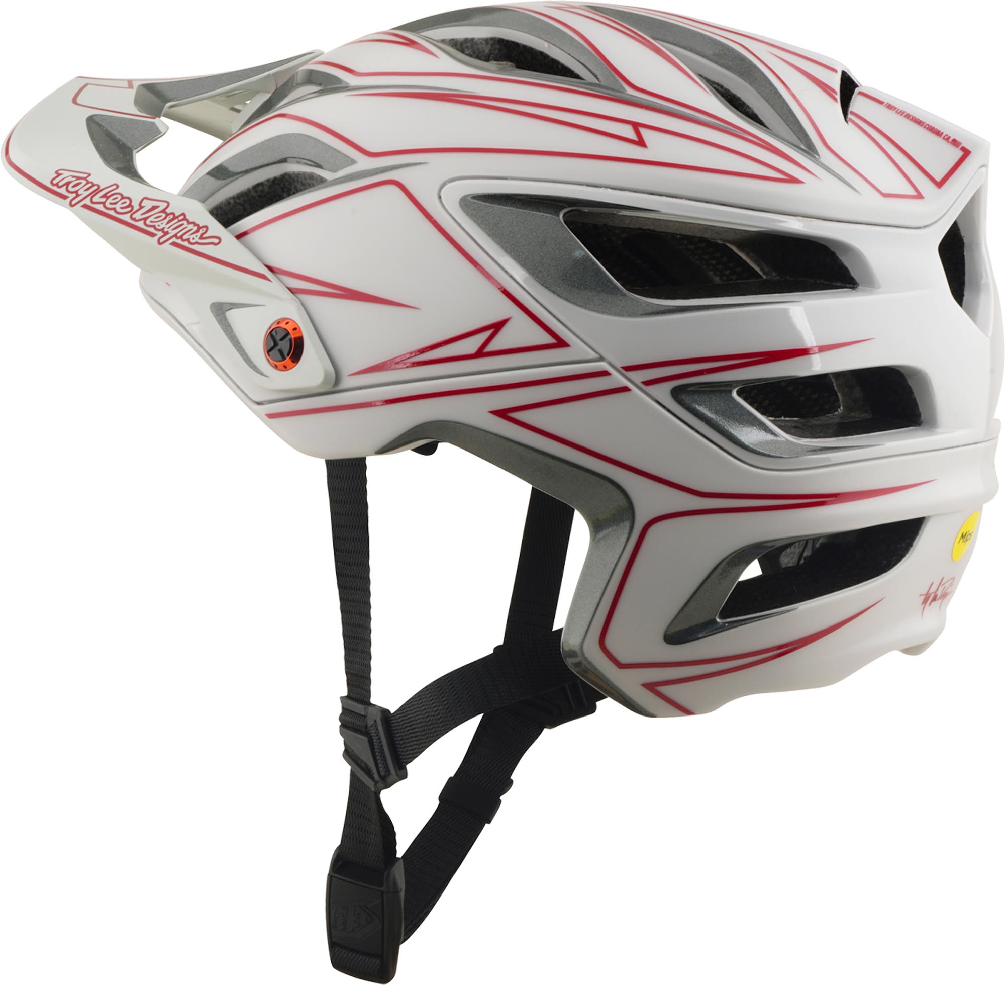 Troy Lee Designs A3 MIPS Pinstripe Bicycle Helmet grey M-L (57/59) Figure 6