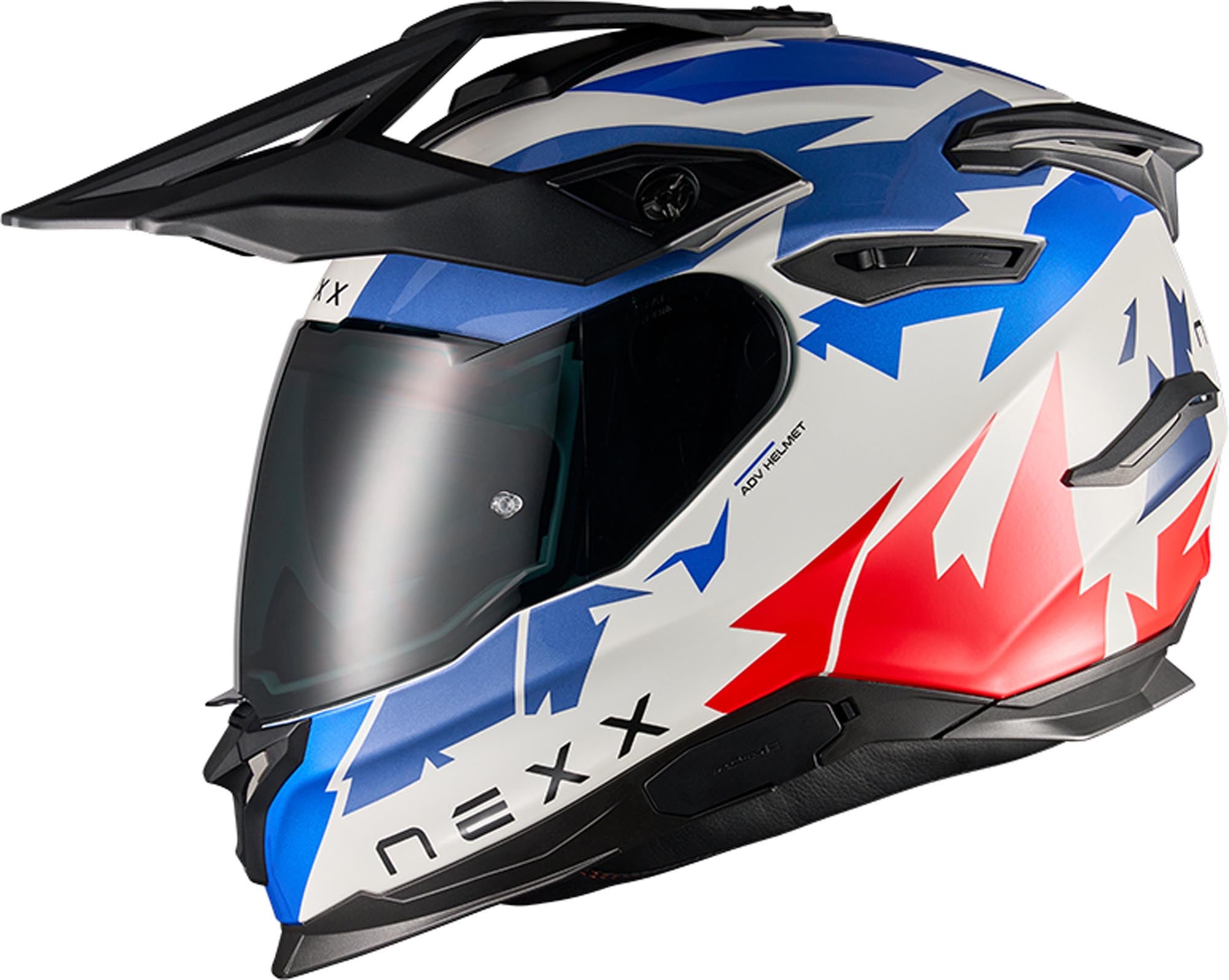 Nexx Y.TRAVL Primal Endurohelm wit/blauw/rood M (57/58) Figuur 2