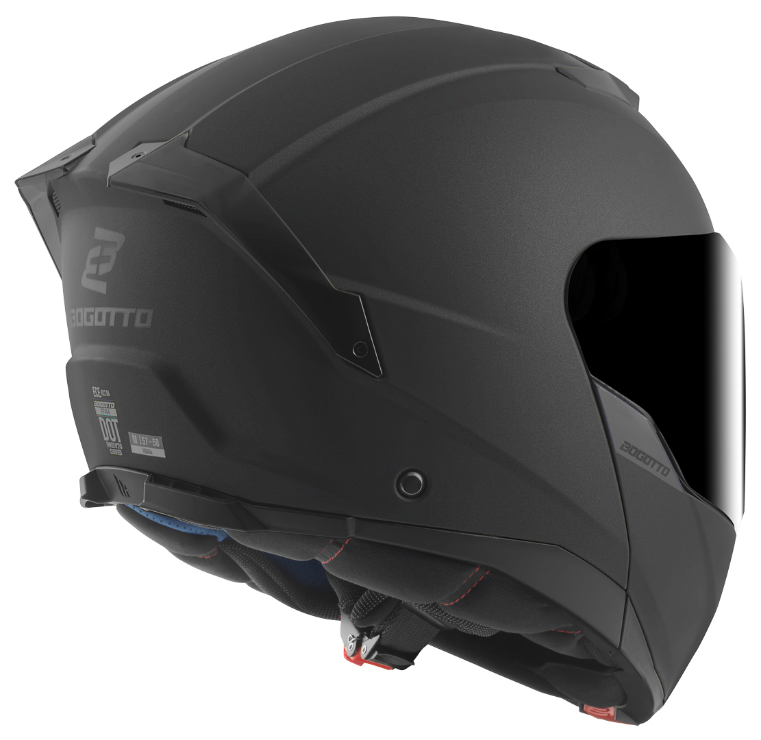 Bogotto FF404 Hjälm Black Matt S Figur 4