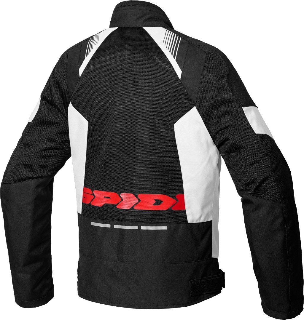 Spidi Flash Evo Net WindOut Motorcykel Textil Jacka svart/vitt S Figur 2