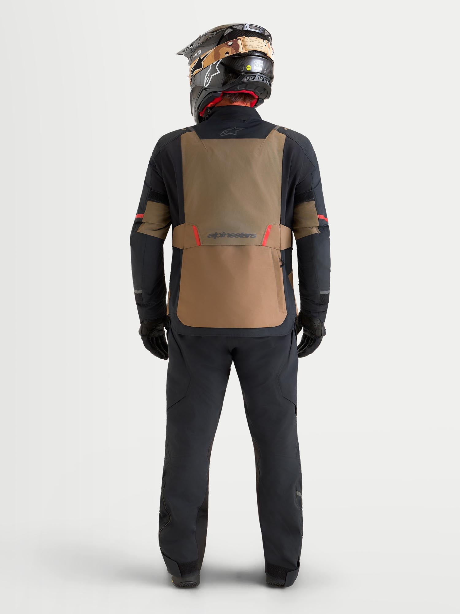 Alpinestars ST-7 V2 2L Gore-Tex waterdichte motorfiets textieljas bruin/zwart S Figuur 6