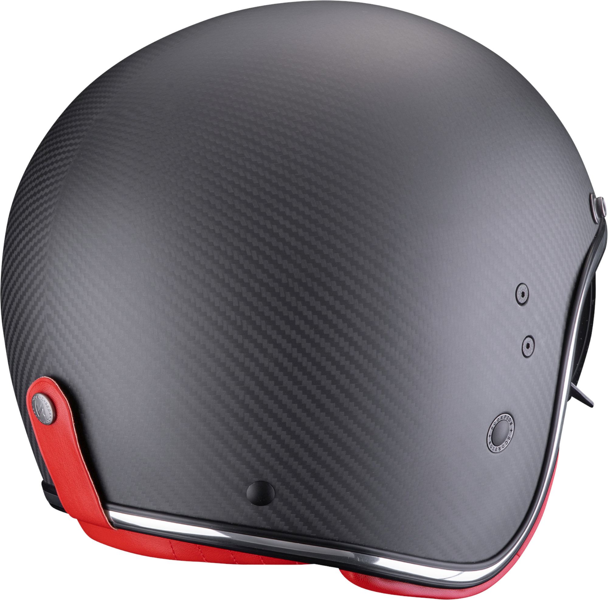Scorpion Belfast Evo Carbon Cască cu reacție Negru mat/roșu S (55/56) Figura 3
