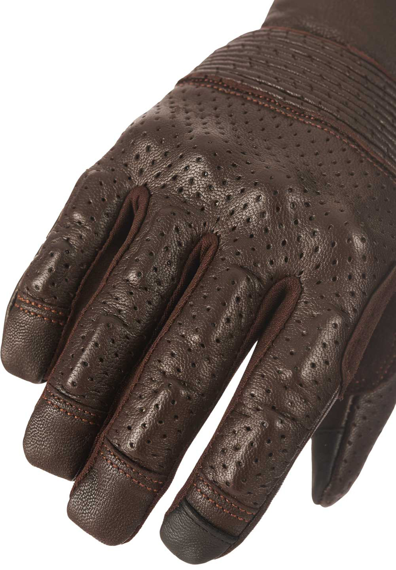 Pando Moto Onyx 02 Mănuși de motocicletă perforate Maro XS Figura 6
