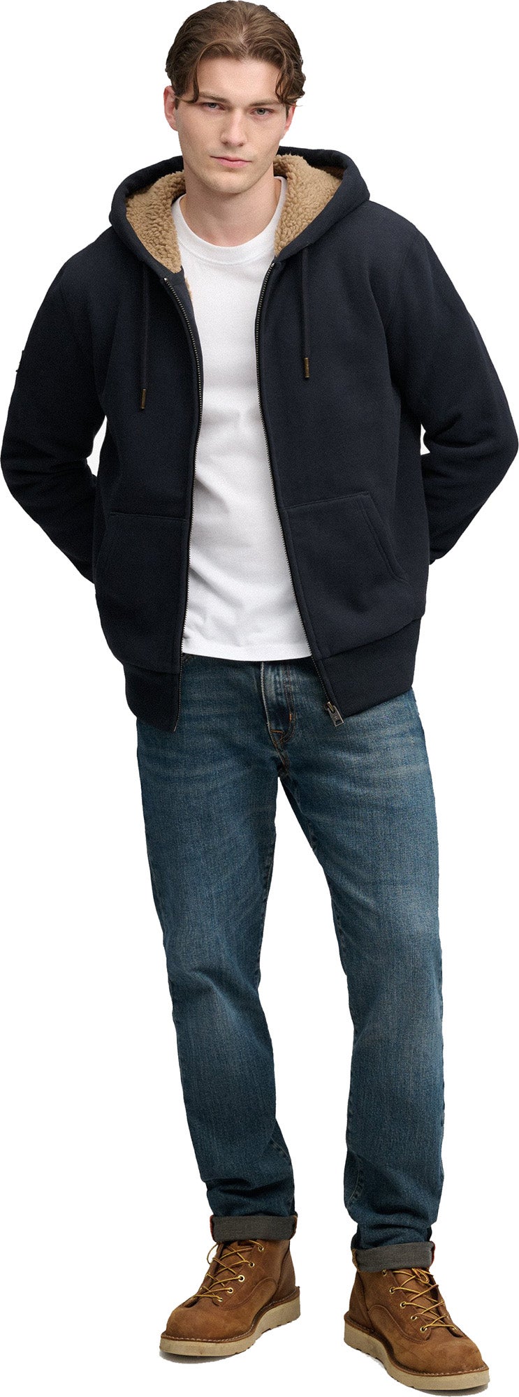 Superdry & Co Moletom com Zíper Azul marinho XL Figura 5